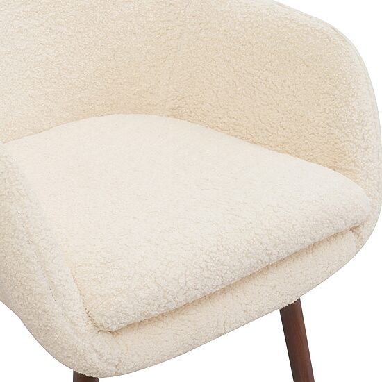 Take-A-Seat Charlotte Wingback Sherpa Accent Armchair