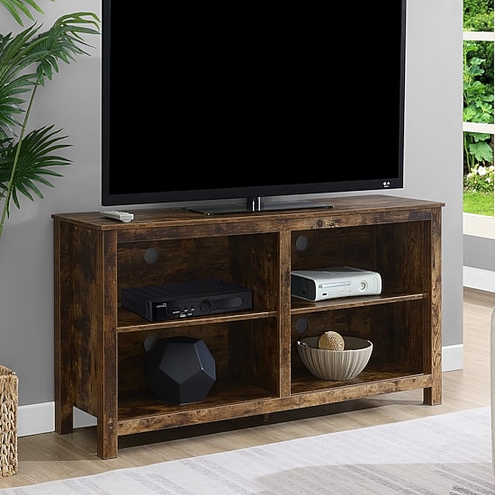 Montana Highboy TV Stand With Shelves