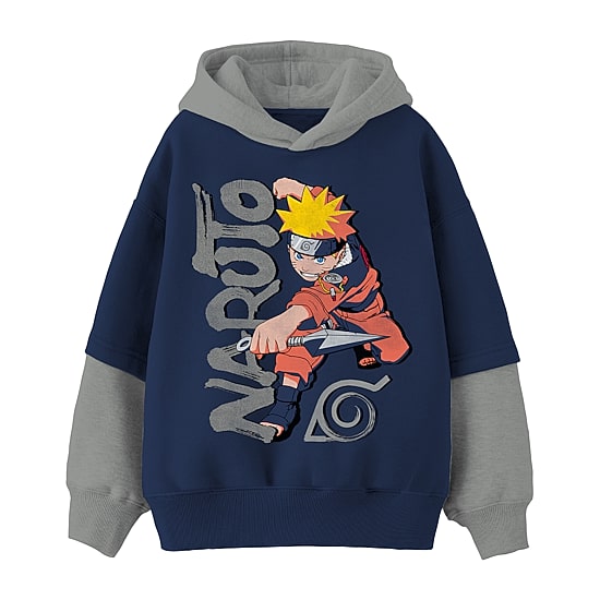 Little & Big Kid Boys Long Sleeve Naruto Hoodie