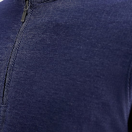 Haggar Mens Mock Neck Long Sleeve Quarter-Zip Pullover