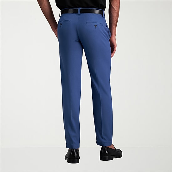 Haggar Cool Right Performance Flex Mens Straight Fit Flat Front Pant