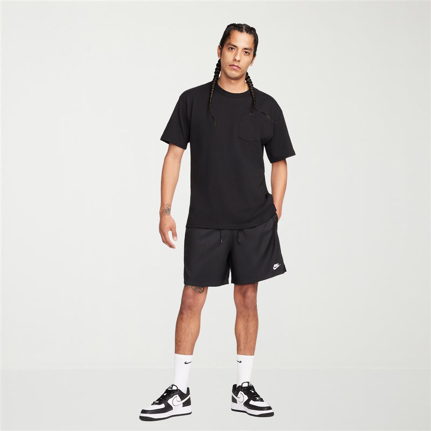 Nike Flow Mens 6" Mid Rise Workout Shorts
