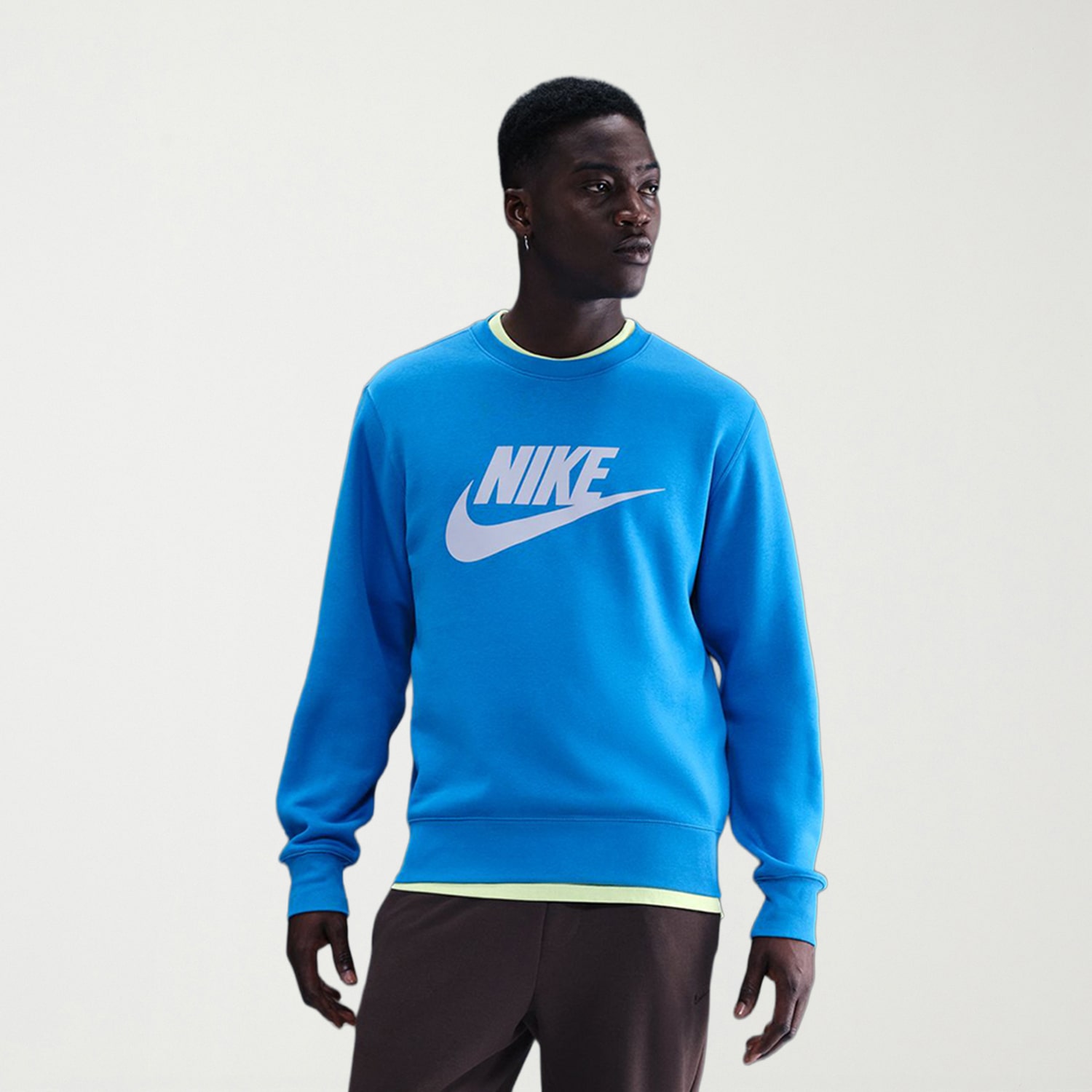 Nike Mens Crew Neck Long Sleeve Big and Tall Sweatshirt