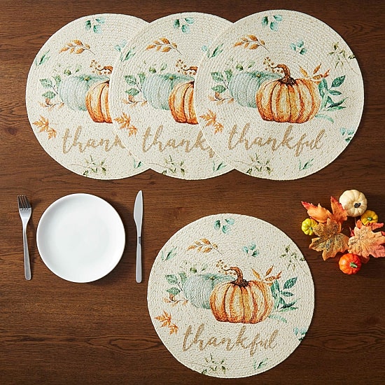 Avanti Grateful Patch 4-pc. Round Placemat