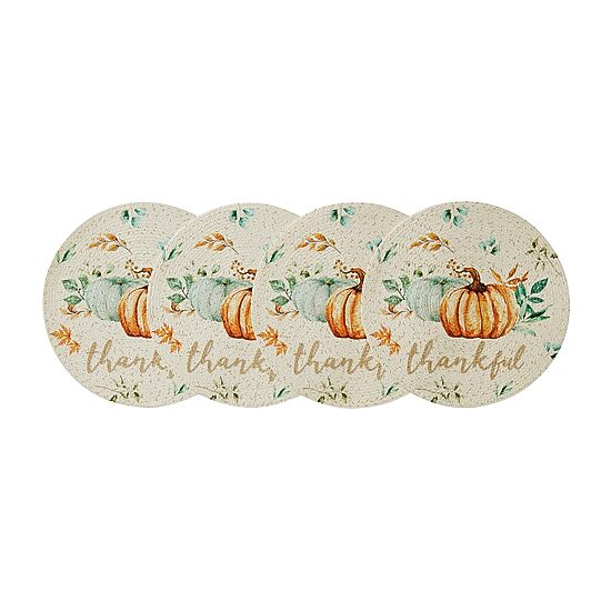 Avanti Grateful Patch 4-pc. Round Placemat