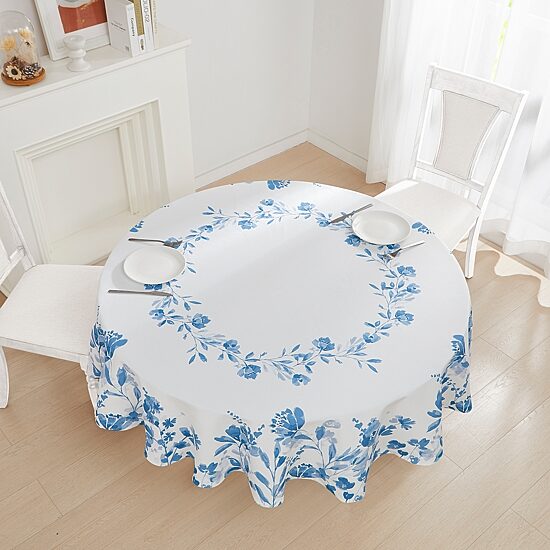 IZOD Mystic Floral Round Tablecloth