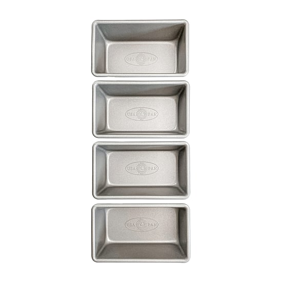 USA Pan 4-pc. Non-Stick Mini Loaf Pan Set