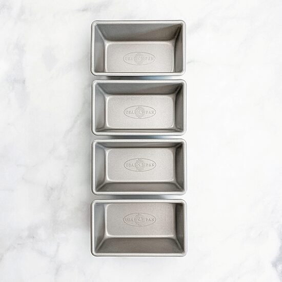 USA Pan 4-pc. Non-Stick Mini Loaf Pan Set