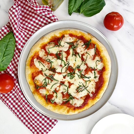 USA Pan 12" Non-Stick Wide Rim Pizza Pan
