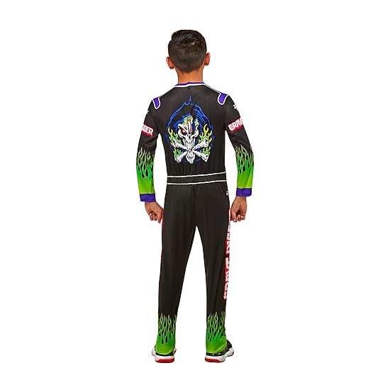 Little & Big Kid Boys Grave Digger Monster Jam 2-pc. Costume