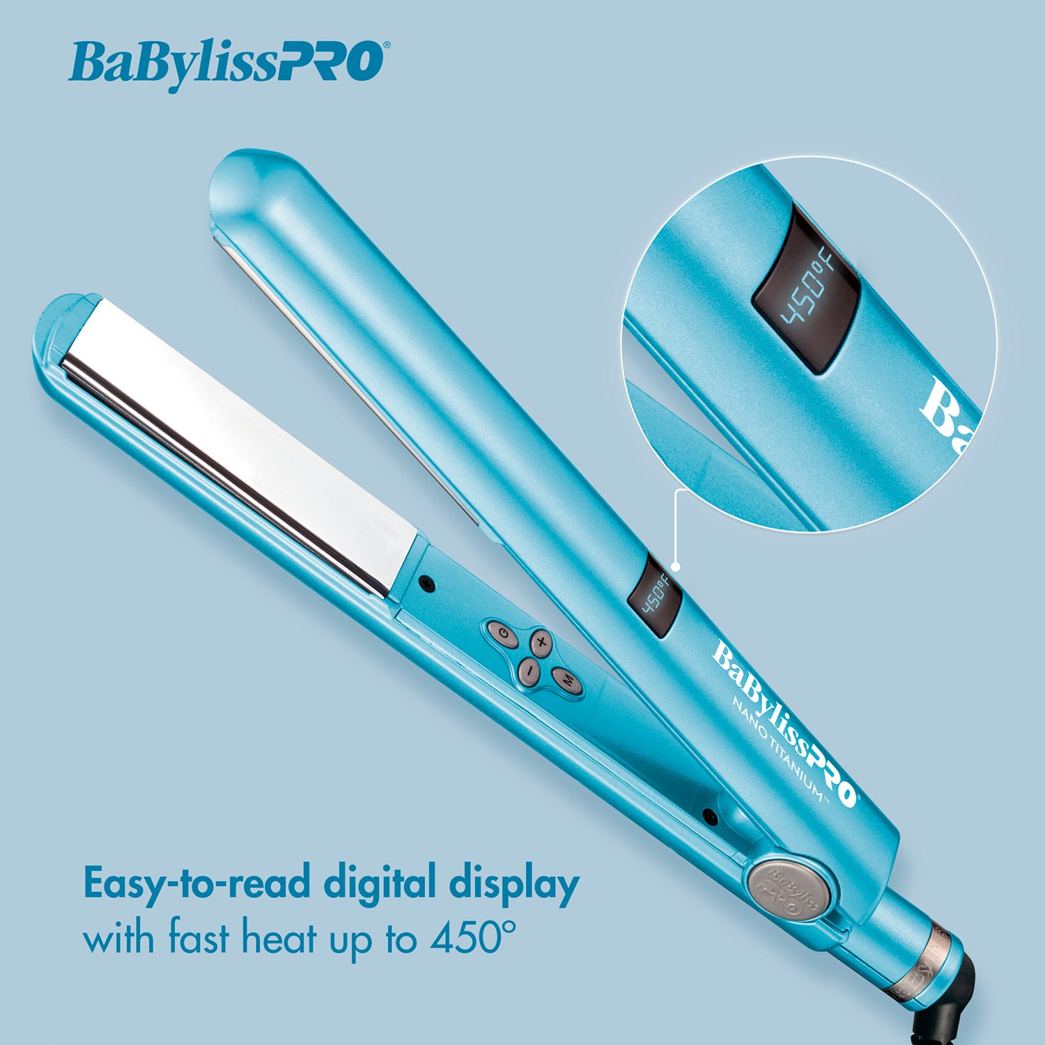 BaByliss Nano Titanium 1" Flat Iron