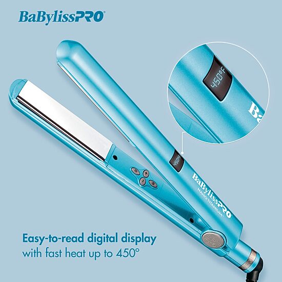BaByliss Nano Titanium 1" Flat Iron