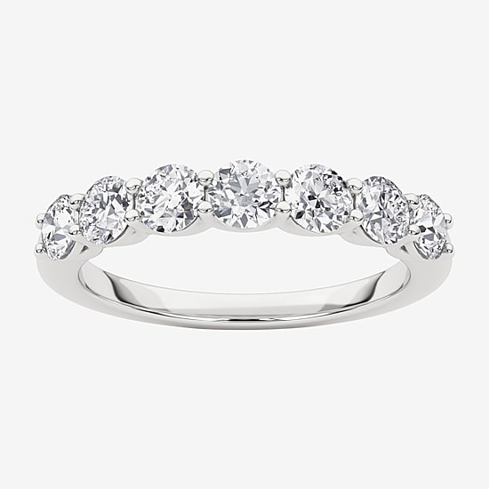Grown Gorgeous (F,Vs2) Womens 1 CT. T.W. Lab Grown White Diamond 14K Gold or Platinum Wedding Band