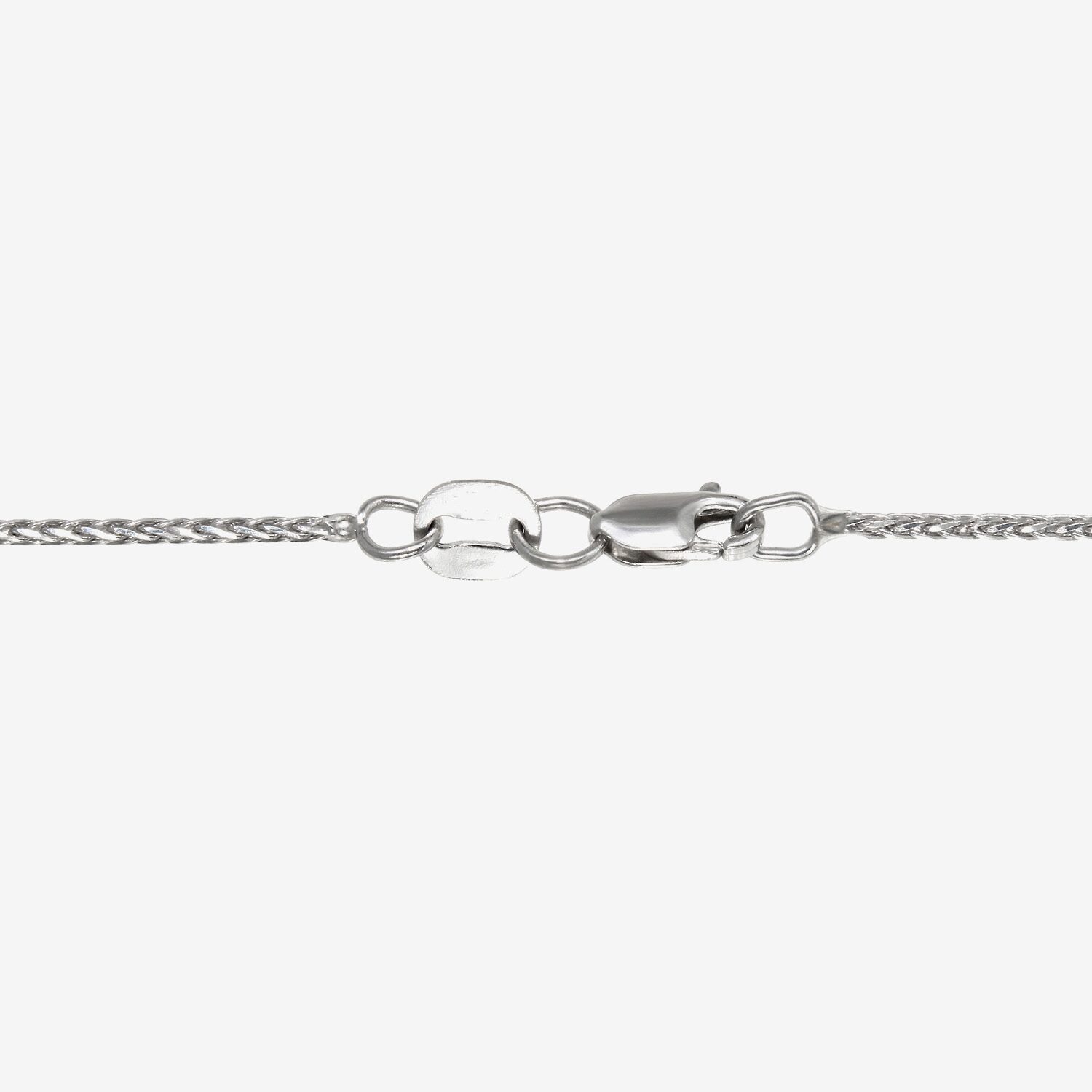Womens 14K Gold 16 Inch Wheat Chain Necklace