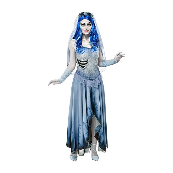 Womens The Corpse Bride Emily Deluxe 4-pc. Costume