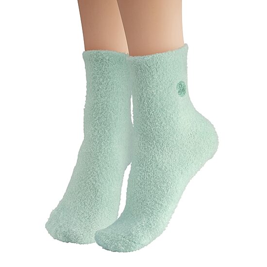 Earth Therapeutics Green & Multi Colored Aloe Moisturizing Socks