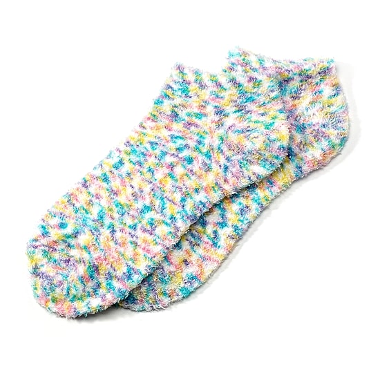 Earth Therapeutics Green & Multi Colored Aloe Moisturizing Socks