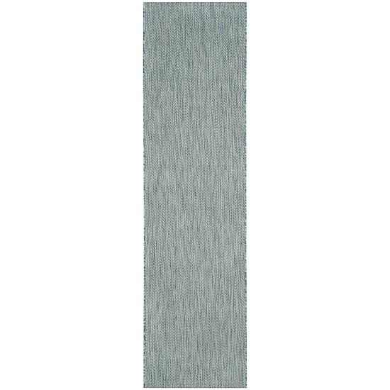Safavieh Courtyard Collection Katelyn Geometric Indoor/Outdoor Runner Rug