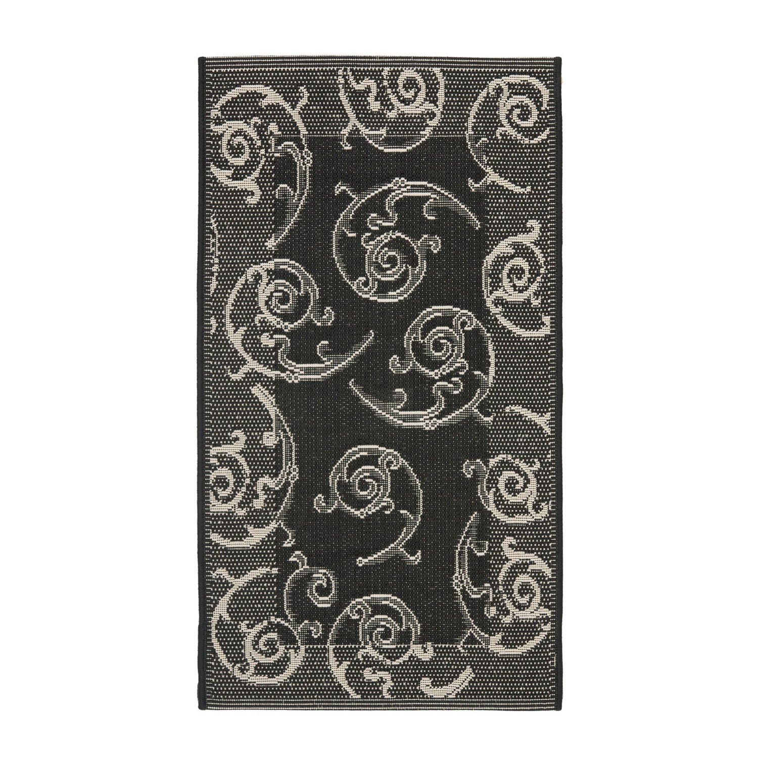 Safavieh Courtyard Collection Torvald Oriental Indoor/Outdoor Area Rug