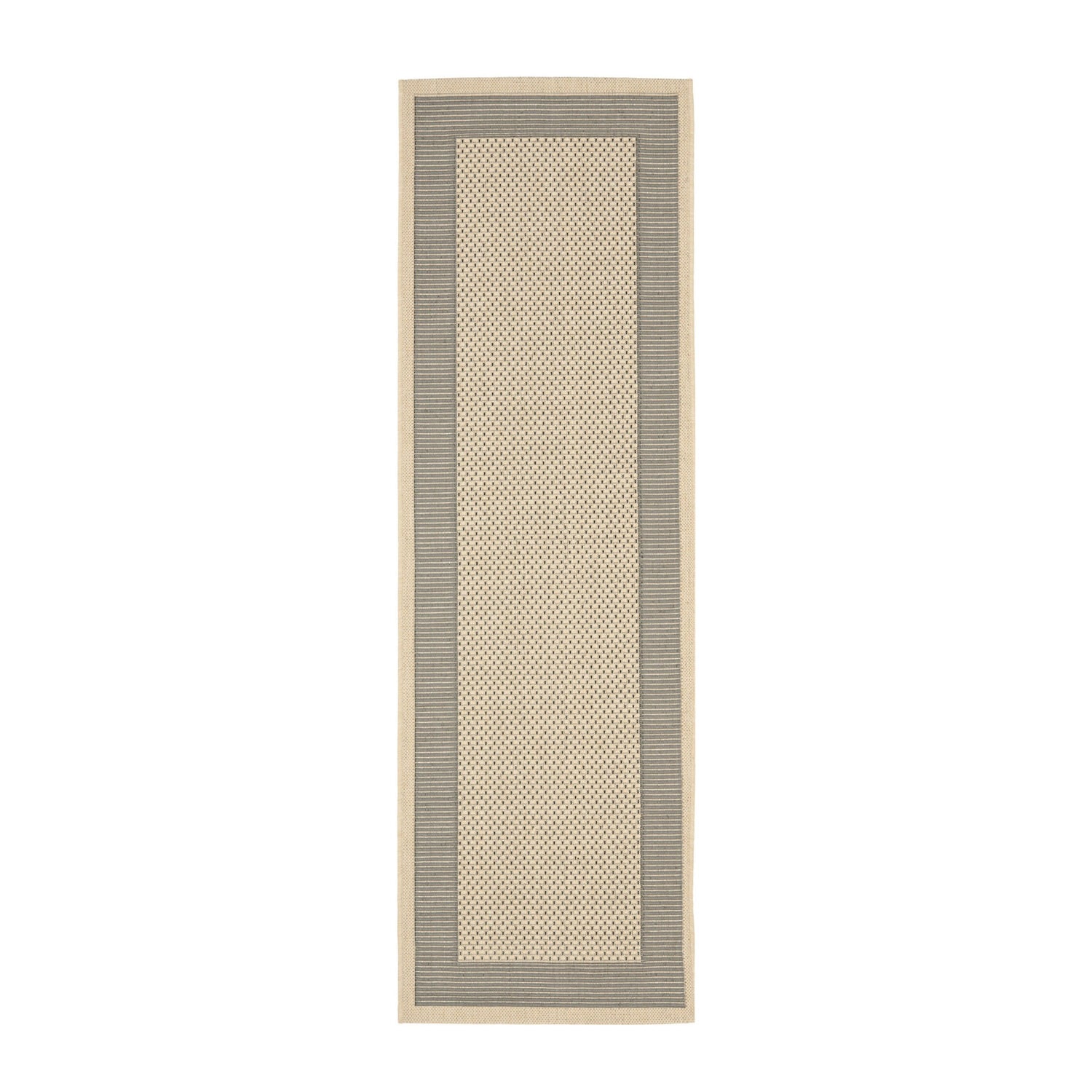 Safavieh Courtyard Collection Trina Bordered Indoor/Outdoor Runner Rug