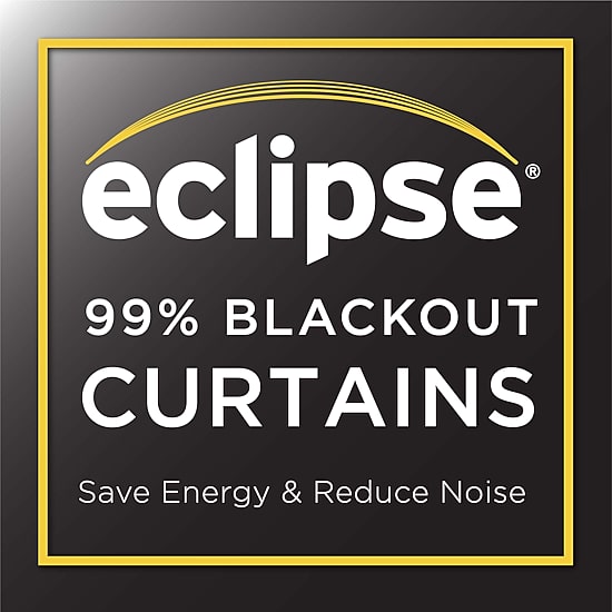 Eclipse Nina Rod Pocket Back Tab Blackout Single Curtain Panel