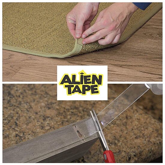 Alien Tape Double Sided Multipurpose Removeable Adhesive Transparent  Grip MountingTape