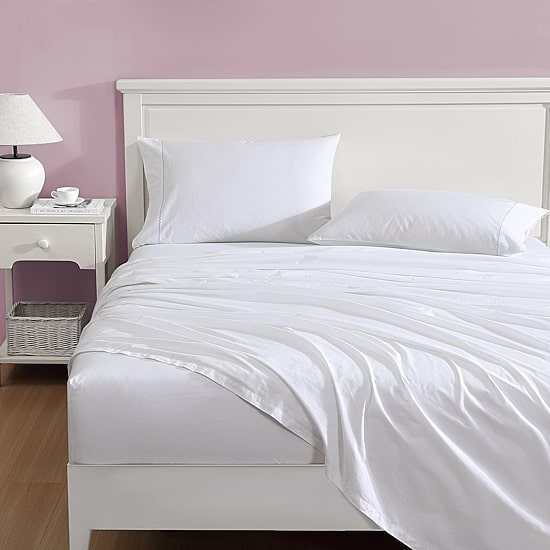 Laura Ashley Scallop Embroidered Sheet Set