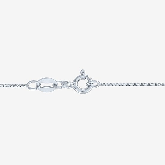 Womens Lab Created Blue Sapphire Sterling Silver Cross 18 Inch Pendant Necklace