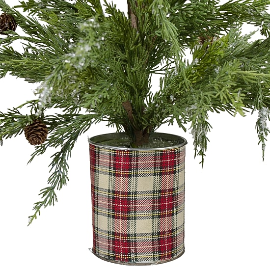 Northlight Iced In Pot Unlit 2 Foot Cedar Christmas Tree