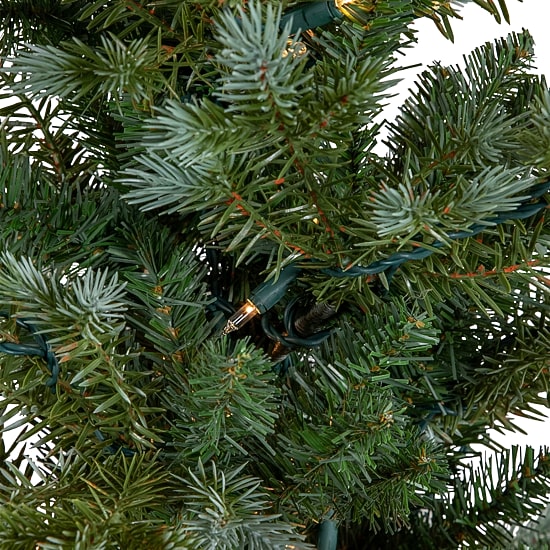 Northlight Potted Clear Lights 4 Foot Pre-Lit Spruce Christmas Tree