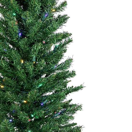 Northlight Pencil Northern Balsam 6 Foot Pre-Lit Fir Christmas Tree