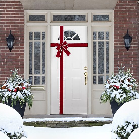 Northlight 14ft Velvet  Door Bow Ribbon