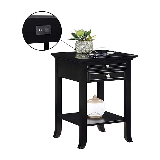 Convenience Concepts Logan 1-Drawer End Table