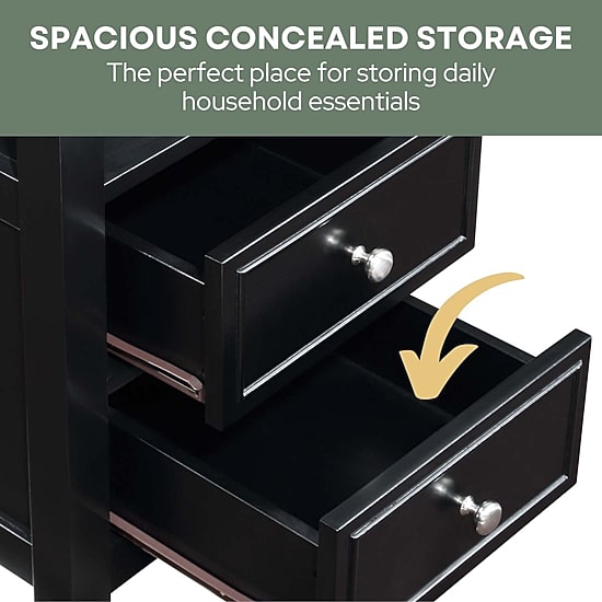 Convenience Concepts Melbourne 2-Drawer End Table