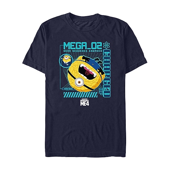 Mens Short Sleeve Despicable Me 4 Graphic T-Shirt