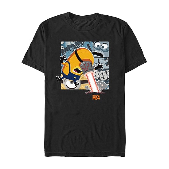 Mens Short Sleeve Despicable Me 4 Graphic T-Shirt