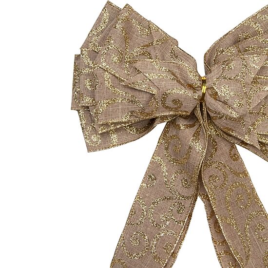 Northlight Scroll 16 Loop  Bow Ribbon