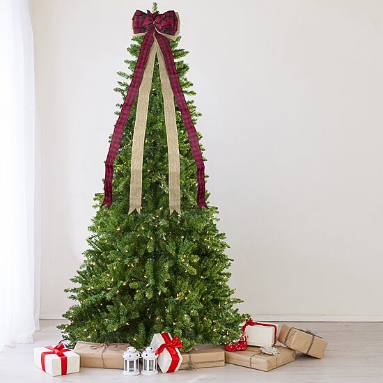 Northlight Plaid 16 Loop  Bow Ribbon