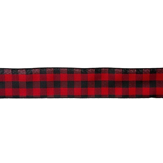 Northlight Plaid 16 Loop  Bow Ribbon