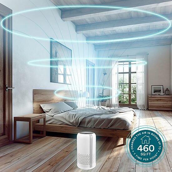 HoMedics 360-Degree Hepa Small Room Air Purifier