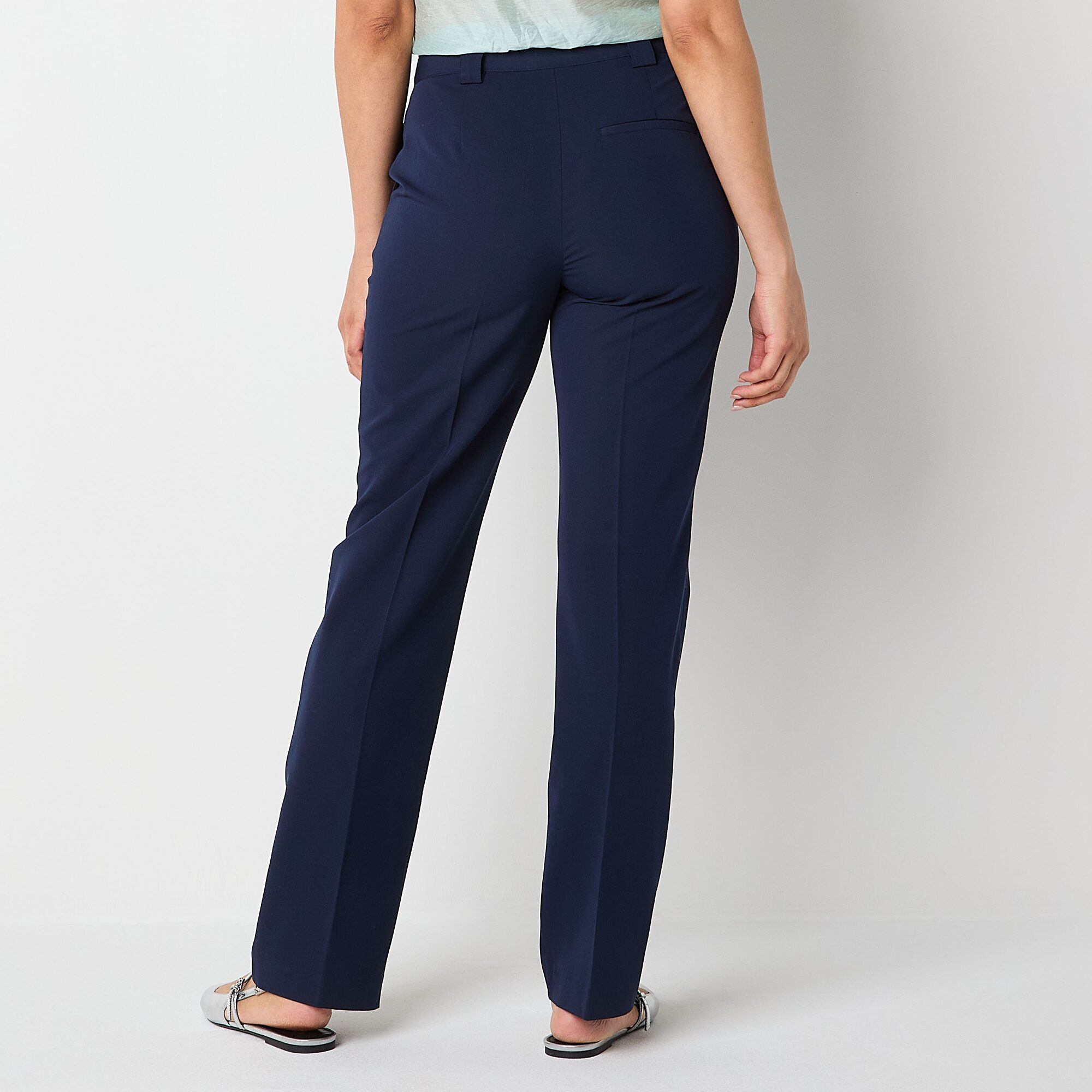 Worthington Tall Womens Modern Straight Trouser