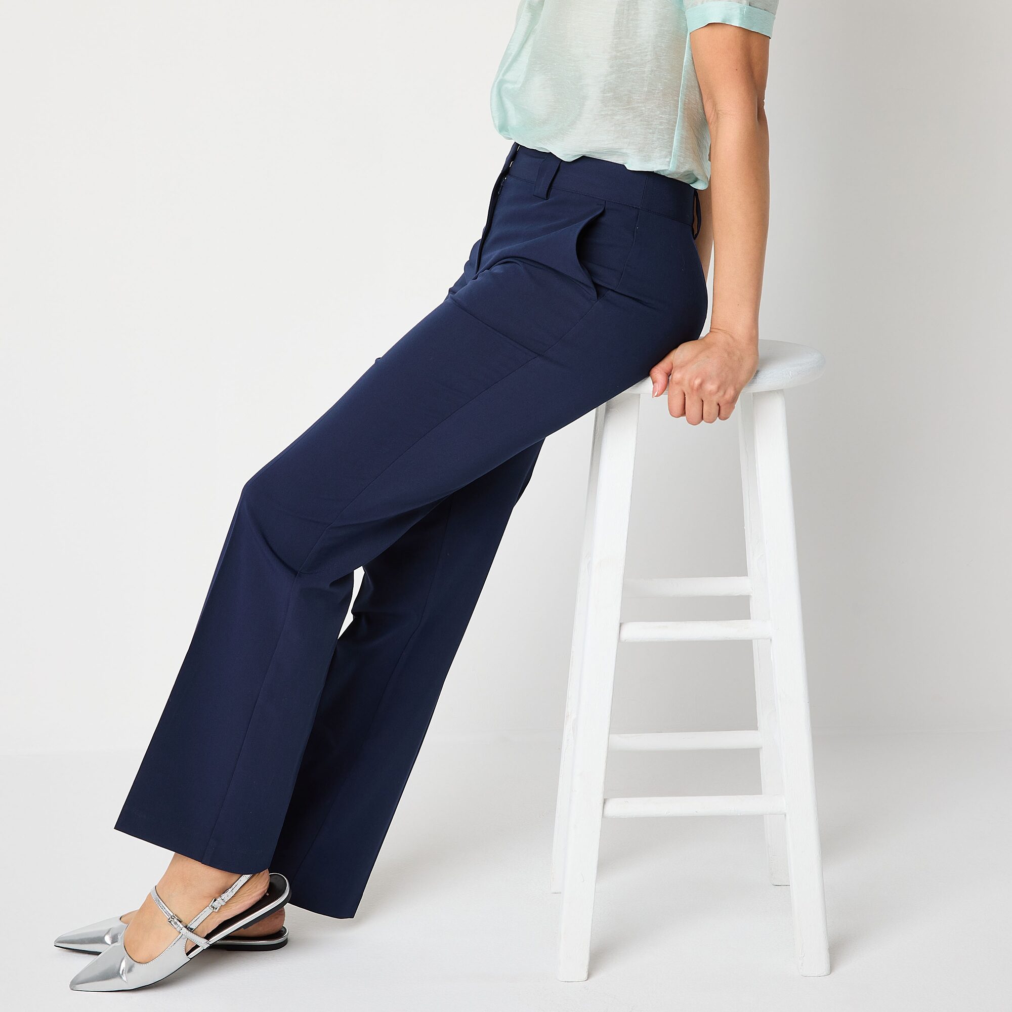 Worthington Tall Womens Modern Straight Trouser