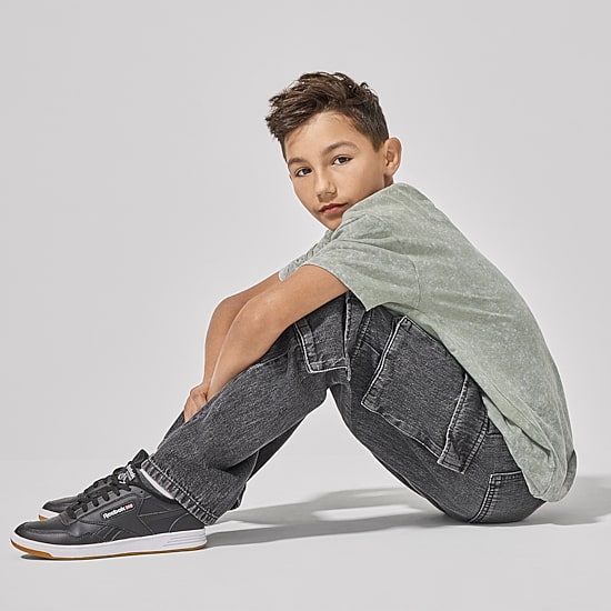 Thereabouts Little & Big Kid Boys Adjustable Waist Cargo Loose Fit Jean