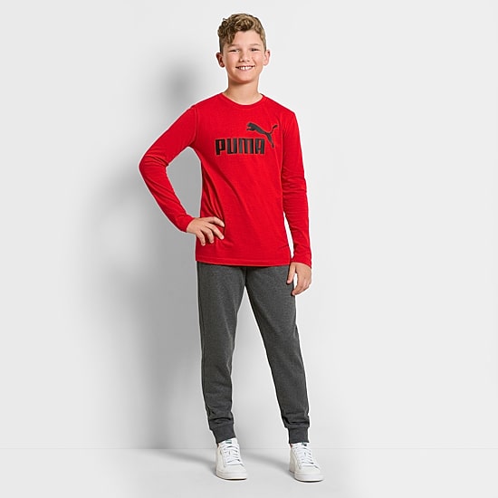 PUMA Little & Big Kid Boys Fleece 3-pc. Pant Set