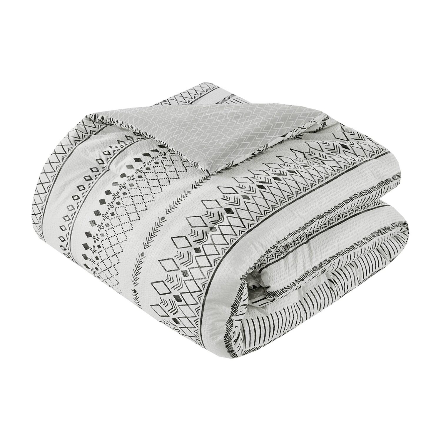 Madison Park Joshua Seersucker 5-pc. Midweight Comforter Set