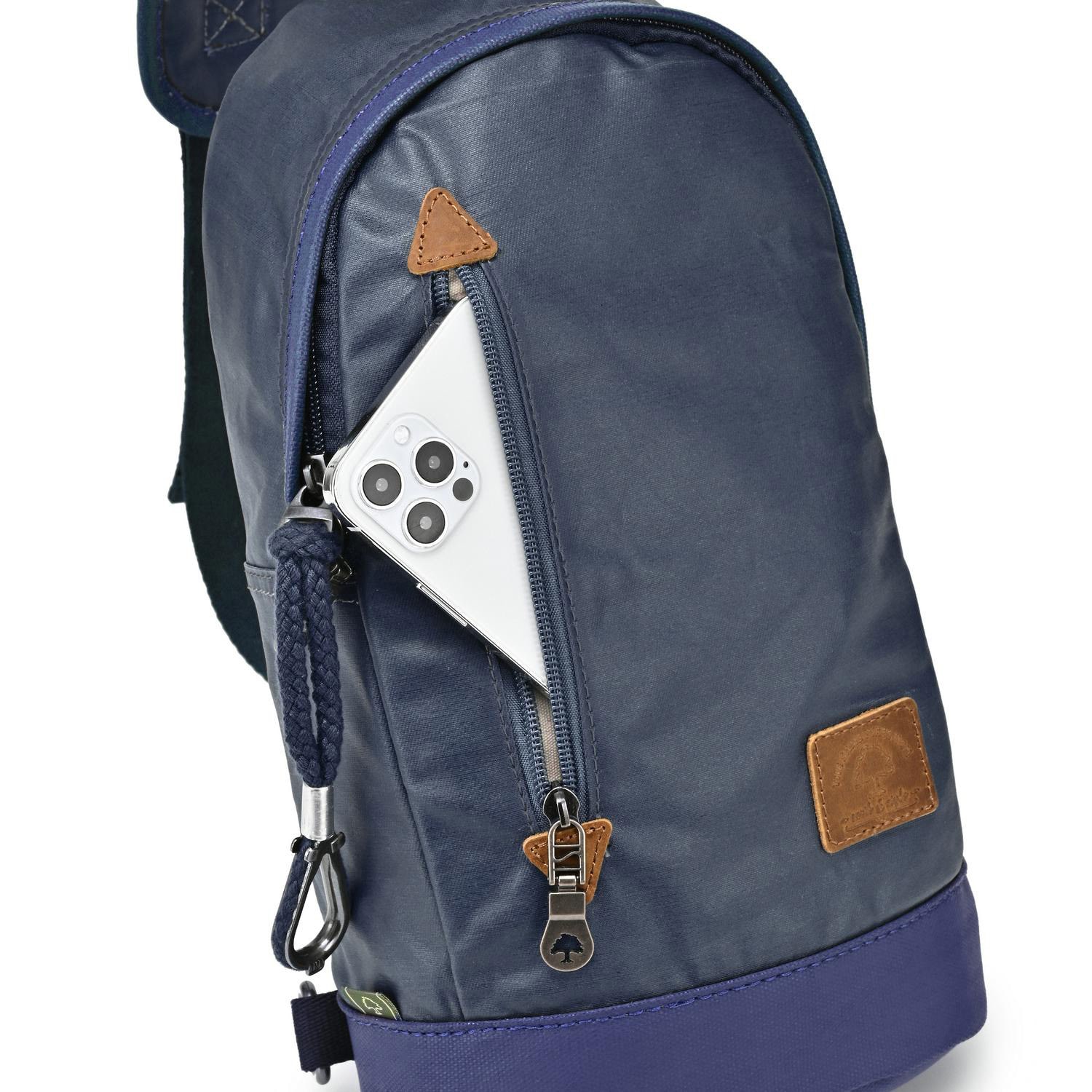 TSD Brand Urban Light Coated Canvas Sling Bag Unisex Adult Adjustable Straps Padded Straps Backpack