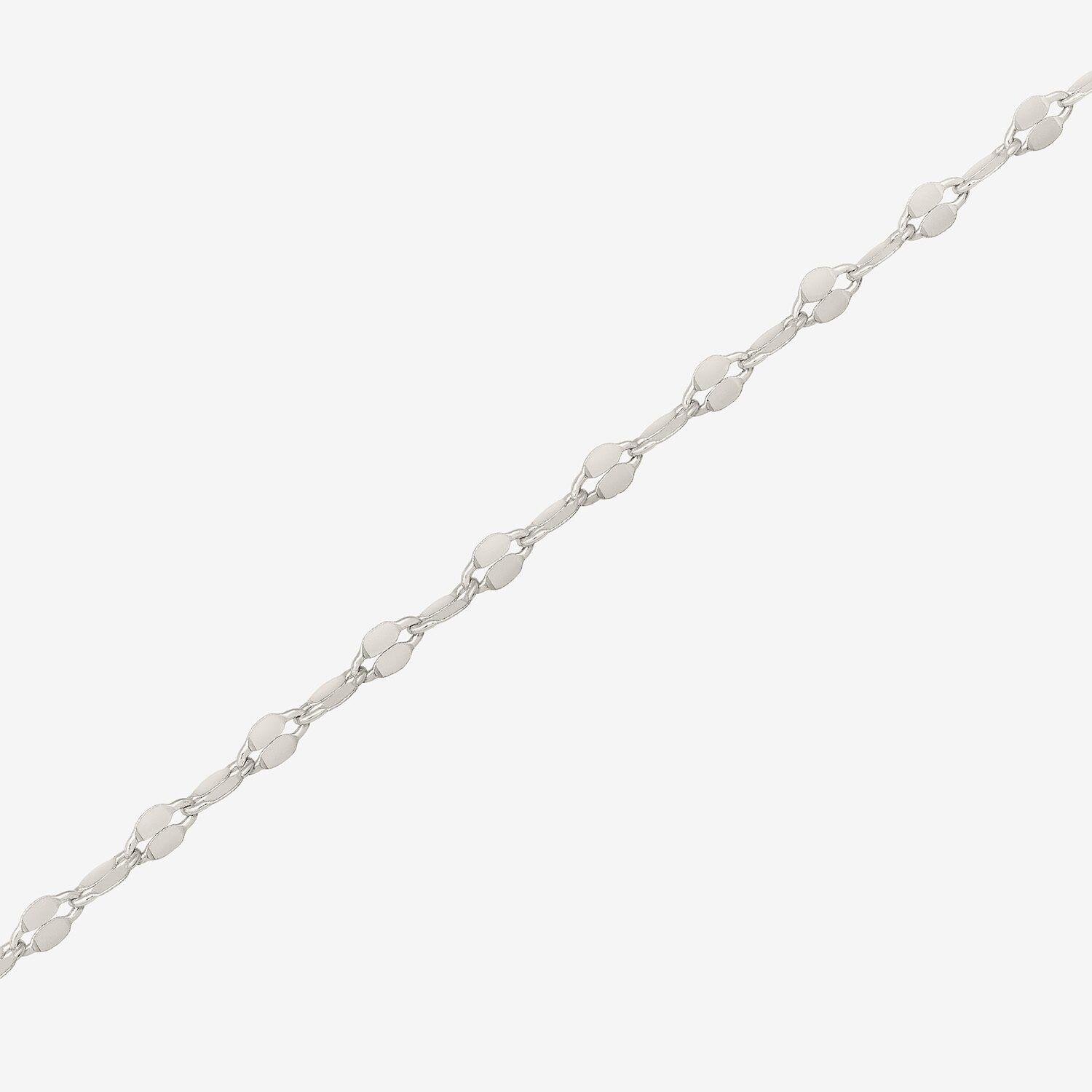 Yes, Please! Womens Genuine White Sterling Silver 18 Inch Pendant Necklace
