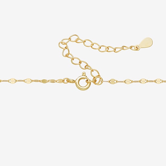 Yes, Please! Womens Genuine White Sterling Silver 18 Inch Pendant Necklace
