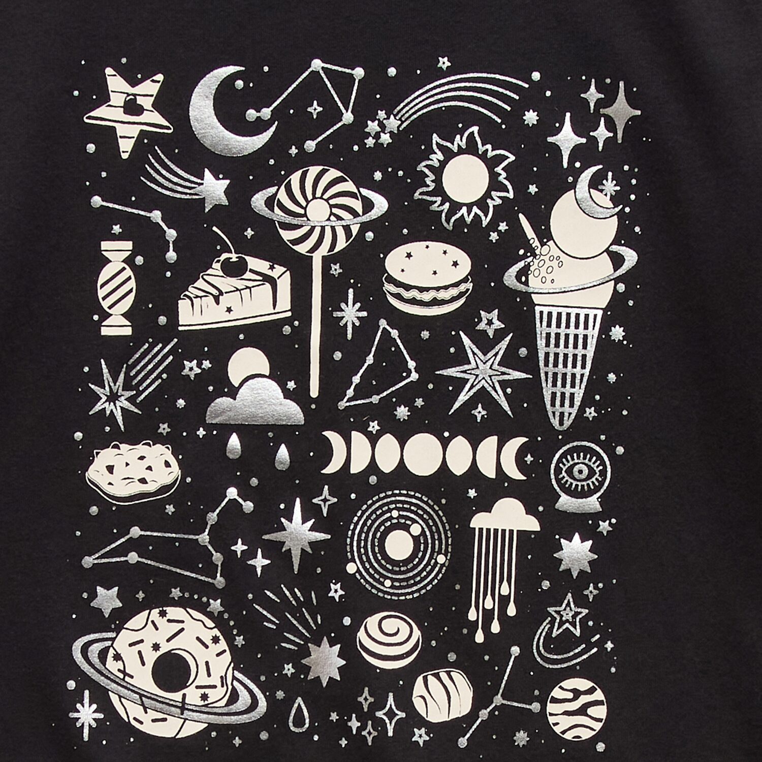 Thereabouts Little & Big Kid Girls Crew Neck Long Sleeve Regular Fit Graphic T-Shirt