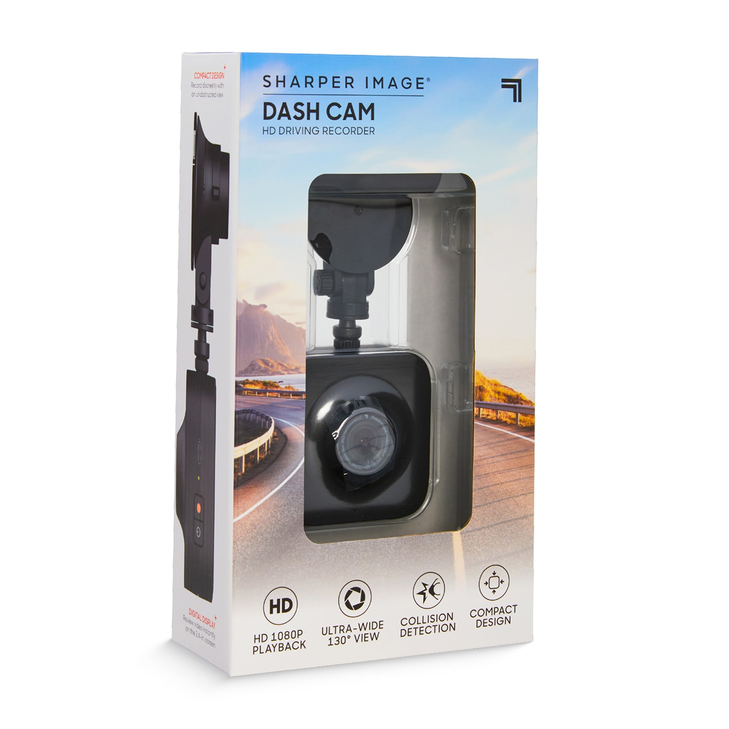 Sharper Image® Dash Cam HD Driving Recorder